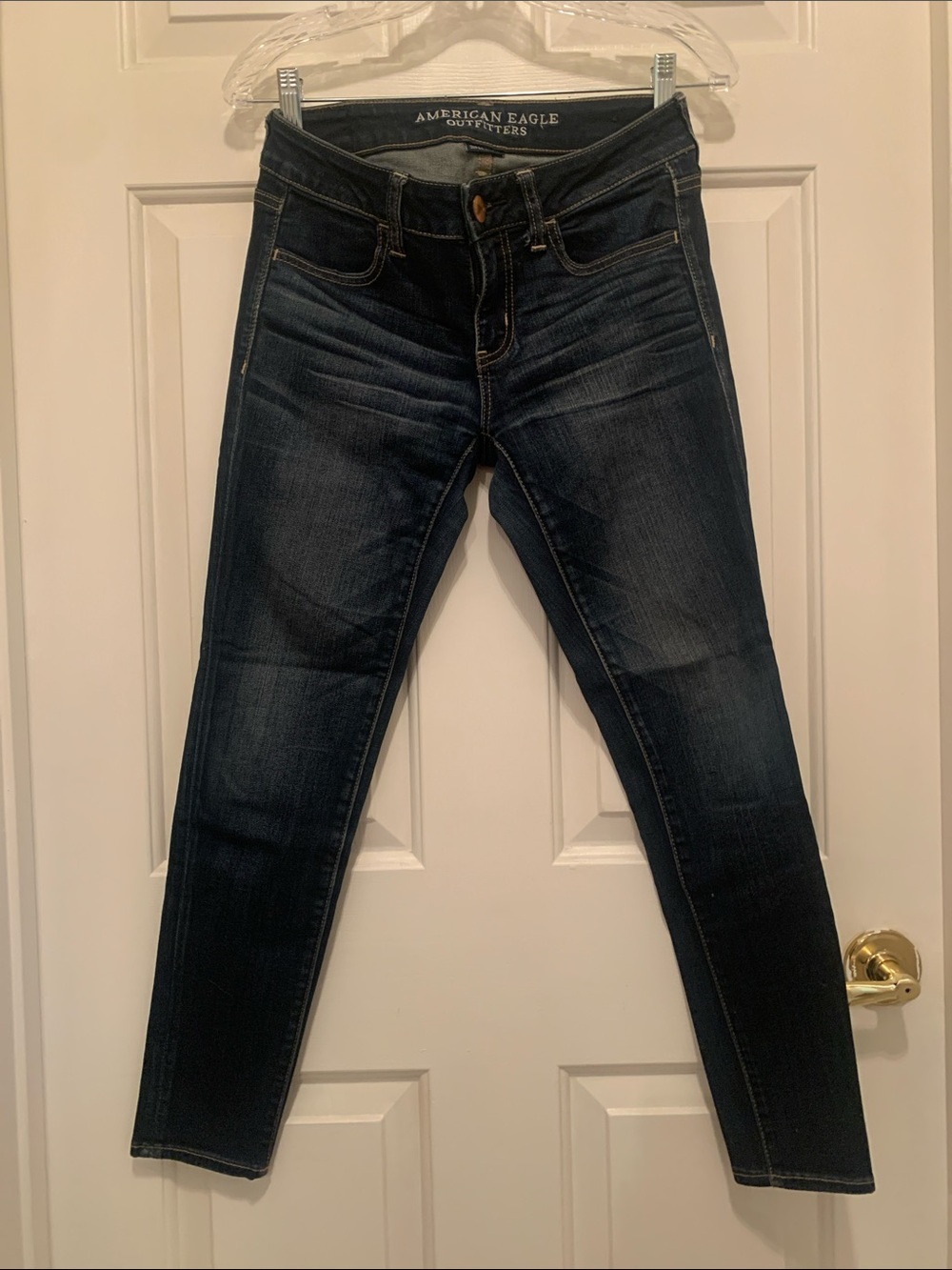 American Eagle Outfitters Dark Indigo Skinny Jeans